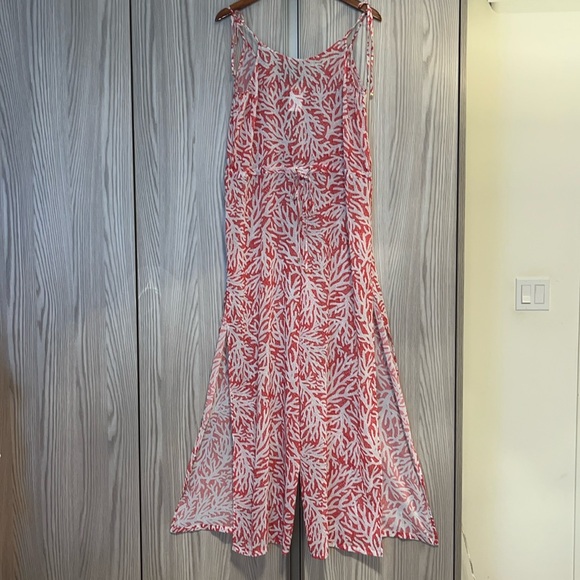 MICHAEL Michael Kors “Sea Coral” 🪸 Swim Cover-Up Jumpsuit - Picture 2 of 16